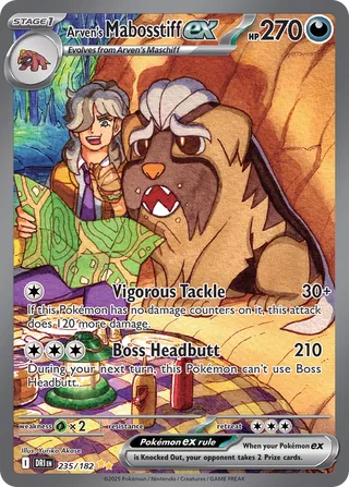 Arven's Mabosstiff ex (Destined Rivals 235/182)